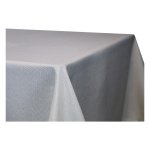 Tischdecke fleckenabweisend 130x130 cm quadratisch Leinenoptik Lotuseffekt beschichtet abwaschbar
