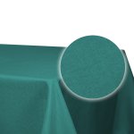 Tischdecke fleckenabweisend 130x130 cm quadratisch Leinenoptik Lotuseffekt beschichtet abwaschbar