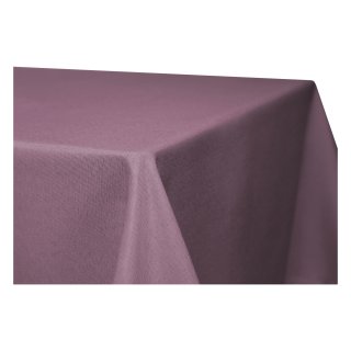 Tischdecke fleckenabweisend Flieder 130x130 cm quadratisch Leinenoptik Lotuseffekt beschichtet abwaschbar