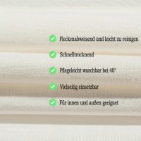 Tischdecke fleckenabweisend Altrosa 130x130 cm quadratisch Leinenoptik Lotuseffekt beschichtet abwaschbar