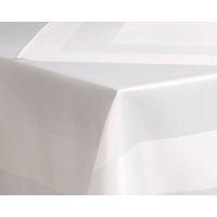 Tischdecke weiß mit Atlaskante Serie elegant Mitteldecke...