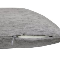 Kissenbezug Canada 60x60 cm grau hell elegant meliert Deko Kissen