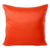 Kissenh&uuml;lle Wildseide Optik uni 60x60 cm orange dunkel