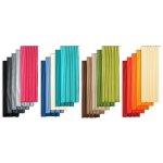 Vorhang Kr&auml;uselband halbtransparent Wildseiden Optik 140x245cm Trend Farben