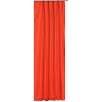 Vorhang orange dunkel Kr&auml;uselband halbtransparent...