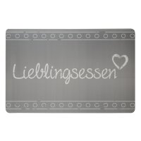 Platzset abwischbar 43x28 cm Platzdeckchen Tischset Lieblingsessen Polypropylen