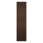 Fl&auml;chenvorhang braun dunkel halb transparent 60x245 cm Schiebegardine Wildseide Optik Vorhang
