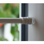 Klemmstange Ausziehbar Vorhangstange Gardinenstange ohne Bohren für Tür Fenster Gardinen