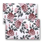 Tischset Baumwolle 2er Set Platzdeckchen 35x50 cm Blumenmuster Untersetzer Landhaus