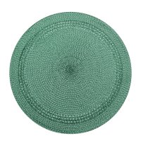 Tischset abwischbar rund grün 38 cm Ø...