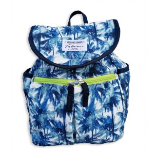 Rucksack Damen Tasche blau klein stylisch Mädchen Shopping Einkauf  Sport Freizeit