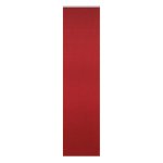 Flächenvorhang rot halb transparent 60x245 cm Schiebegardine Wildseide Optik Vorhang