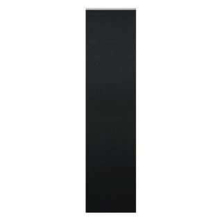 Flächenvorhang schwarz halb transparent 60x245 cm Schiebegardine Wildseide Optik Vorhang
