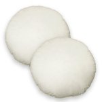 2er Pack Füllkissen 80 cm rund Federn Kissen Inlett Kissenfüllung Kopfkissen Innenkissen