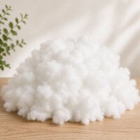 Füllwatte waschbar 1kg Kissenfüllung Faserbällchen Bastelwatte Polyester