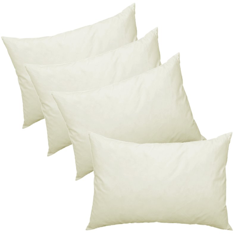4er Pack Füllkissen 30x50 Federn Kissen Inlett Kissenfüllung Kopfkiss, 27,80 €