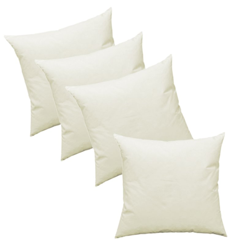 4er Pack Füllkissen 45x45 Federn Kissen Inlett Kissenfüllung Kopfkiss, 31,80 €