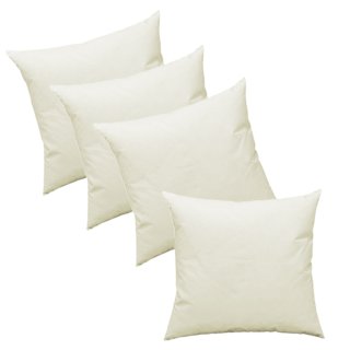 4er Pack Füllkissen 60x60 Federn Kissen Inlett Kissenfüllung Kopfkissen Innenkissen