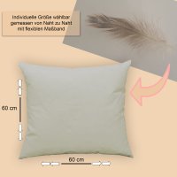 4er Pack Füllkissen 60x60 Federn Kissen Inlett Kissenfüllung Kopfkissen Innenkissen