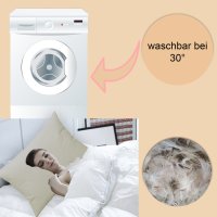 4er Pack Füllkissen 60x60 Federn Kissen Inlett Kissenfüllung Kopfkissen Innenkissen