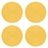 Tischset 4er Set Honig rund 35 cm Ø Platzset...