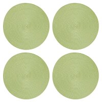 Tischset 4er Set Pistazie rund 35 cm Ø Platzset...