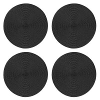 Tischset 4er Set rund 35 cm Ø Platzset abwaschbar...