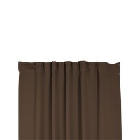 Verdunklungsgardine braun 135x175 Kräuselband Vorhang blickdicht Blackout Gardine