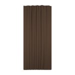 Verdunklungsgardine braun 135x175 Kräuselband Vorhang blickdicht Blackout Gardine
