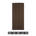 Verdunklungsgardine braun 135x175 Kräuselband Vorhang blickdicht Blackout Gardine