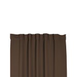 Verdunklungsgardine braun 135x175 Kräuselband Vorhang blickdicht Blackout Gardine