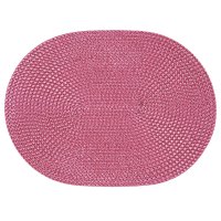 Tischset oval purpur 33x45 cm Basket Platzset abwaschbar...