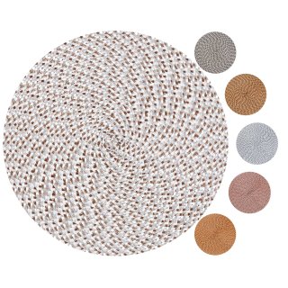 Tischset rund 38 cm Ø Mandala Platzset abwaschbar Platzdeckchen geflo, 6,95 €