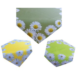 Tischdecke 85x85 cm 130x170 cm 110x110 cm Gänseblümchen Margeriten Frühling