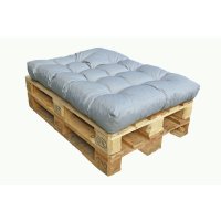 Palettensitzkissen einzeln grau 120x80 cm Sitzkissen...