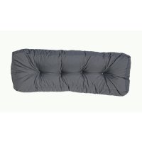Rückenkissen einzeln anthrazit 120x40 cm für...