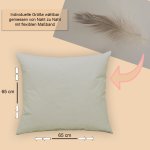 2er Pack Füllkissen 65x65 cm Federn Kissen Inlett Kissenfüllung Kopfkissen Innenkissen