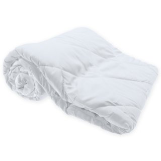 Leichtsteppbett 135x200 cm weiss Microfaser Sommer Bettdecke leichtes Steppbett Decke