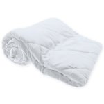 Leichtsteppbett 135x200 cm weiss Microfaser Sommer Bettdecke leichtes Steppbett Decke