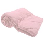 Leichtsteppbett 135x200 cm rosa Microfaser Sommer Bettdecke leichtes Steppbett Decke
