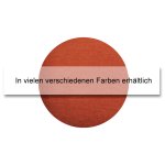 Kissenbezug rund Leinenoptik Kissenhülle Struktur Deko Kissen