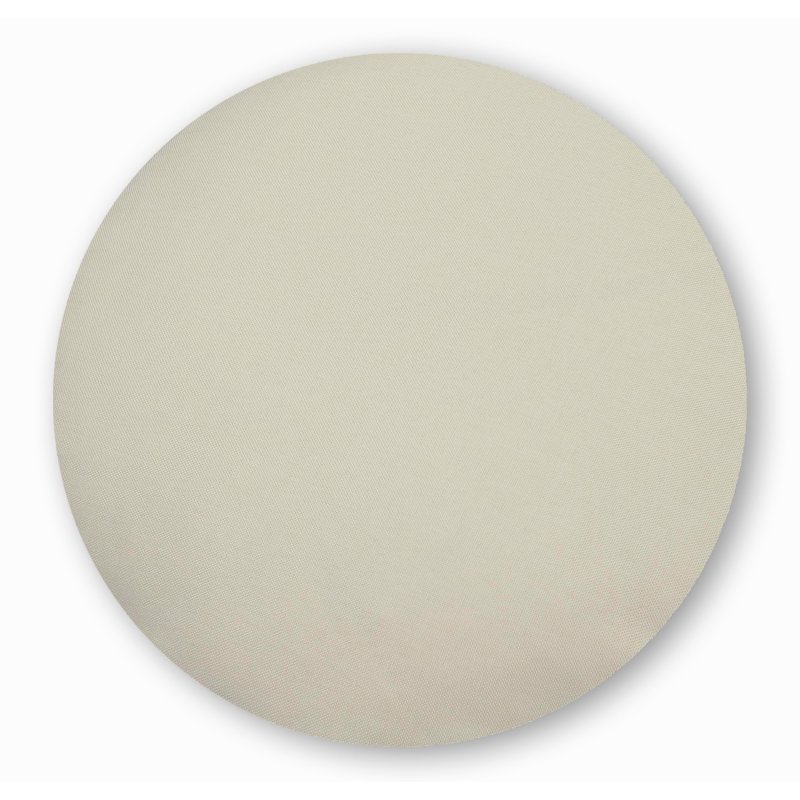 Kissenbezug rund 40 cm ecru Leinenoptik Kissenhülle Struktur Deko Kis, 5,95 €