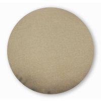 Kissenbezug rund 60 cm beige natur Leinenoptik...