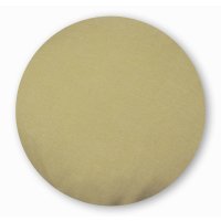 Kissenbezug rund 60 cm gelb Leinenoptik Kissenhülle...