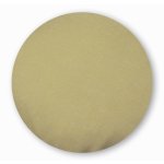 Kissenbezug rund 60 cm gelb Leinenoptik Kissenhülle Struktur Deko Kissen