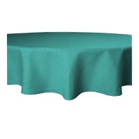 Tischdecke petrol rund 160 cm Ø beschichtet...