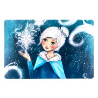 Kinder Platzset "Eisprinzessin" Moderne Platzmatte im winterlichen Design