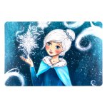 Kinder Platzset "Eisprinzessin" Moderne Platzmatte im winterlichen Design