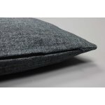 Hochwertiger Kissenbezug 50x50 cm Grau Leinenoptik Kissen Kissenhülle Sofakissen