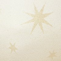 Tischdecke 90x90 cm Lurex Sterne Weihnachten Tischwäsche glänzend weihnachtlich